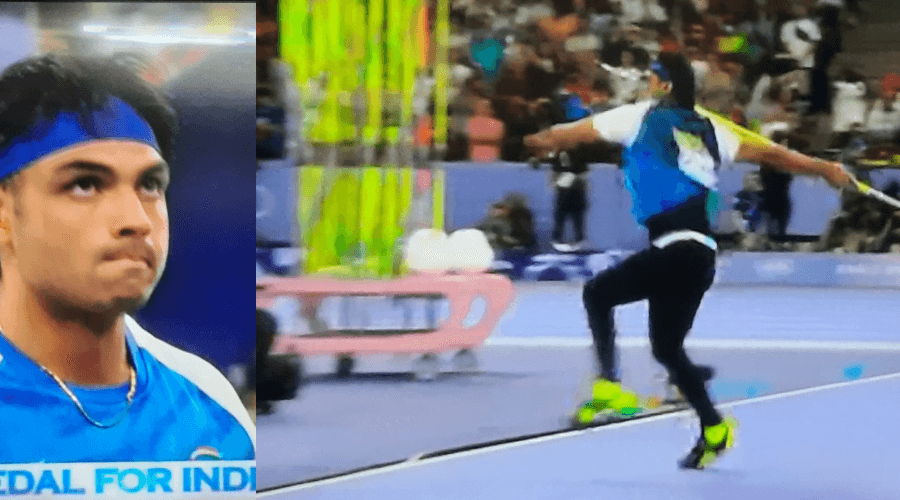 neeraj chopra match , Paris Olympics 2024 : नीरज ने रजत पदक जीता; अरशद नदीम ने ओलंपिक रिकॉर्ड के साथ स्वर्ण पदक जीता, हॉकी ने कांस्य पदक जीता 2 Untitled design 54