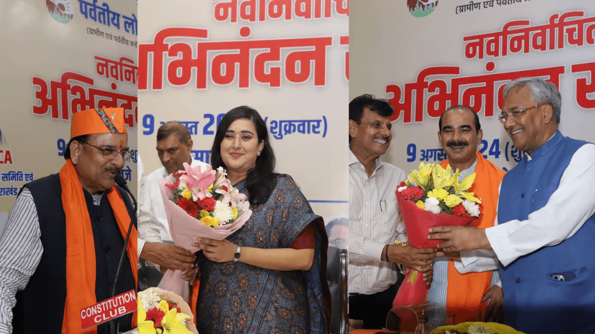 Uttarakhand : MP उत्तराखंड के नव निर्वाचित सांसदों का हुआ जोरदार सम्मान
