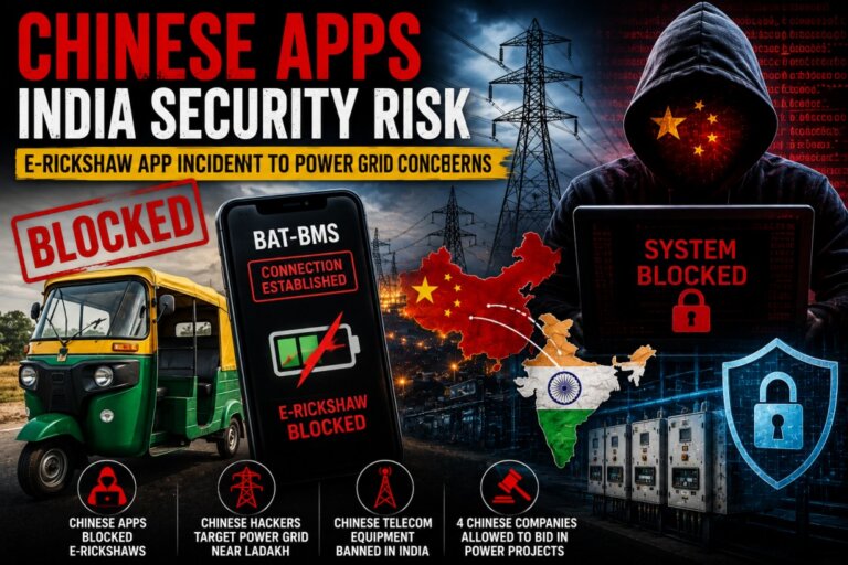 Chinese Apps India Security Risk: ई-रिक्शा ऐप विवाद के बाद क्या भारत के पावर ग्रिड की सुरक्षा पर नए सवाल खड़े हो गए हैं?