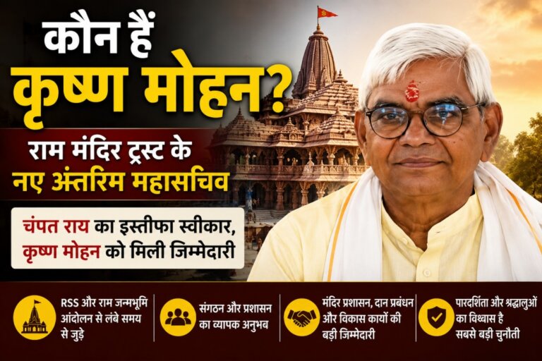 Who is Krishna Mohan? Ram Mandir Trust Gets a New Interim General Secretary