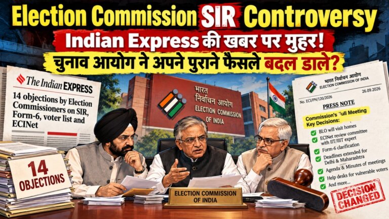 Election Commission SIR Controversy: Indian Express की रिपोर्ट के बाद चुनाव आयोग की पूर्ण बैठक में क्या बदला?